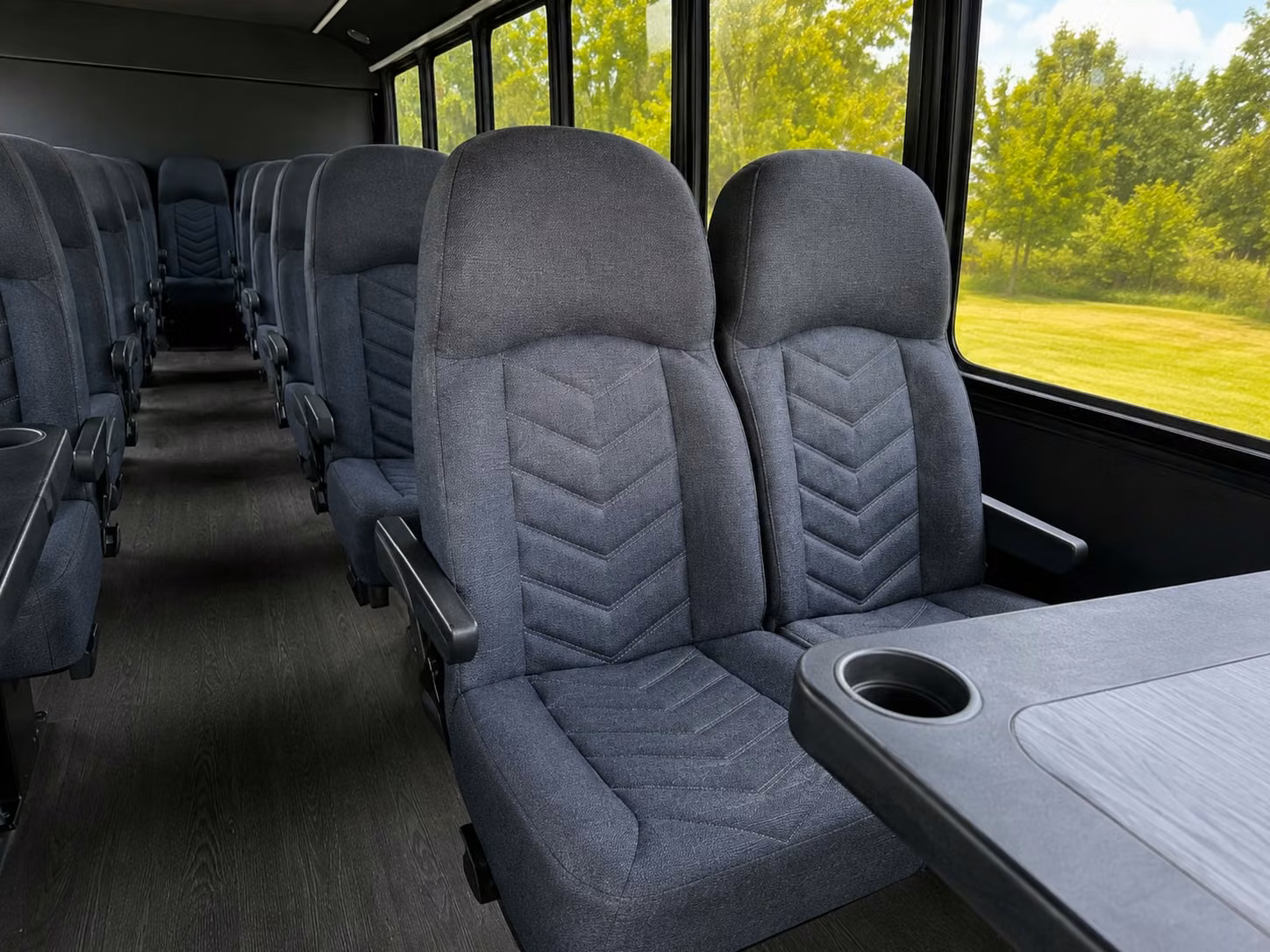 18 passenger minibus inside