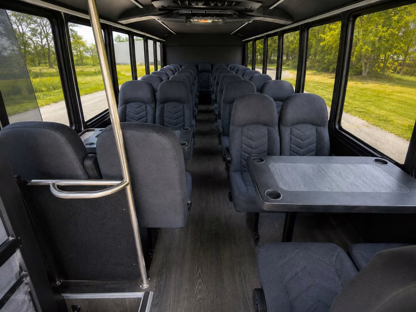 18 passenger minibus interior