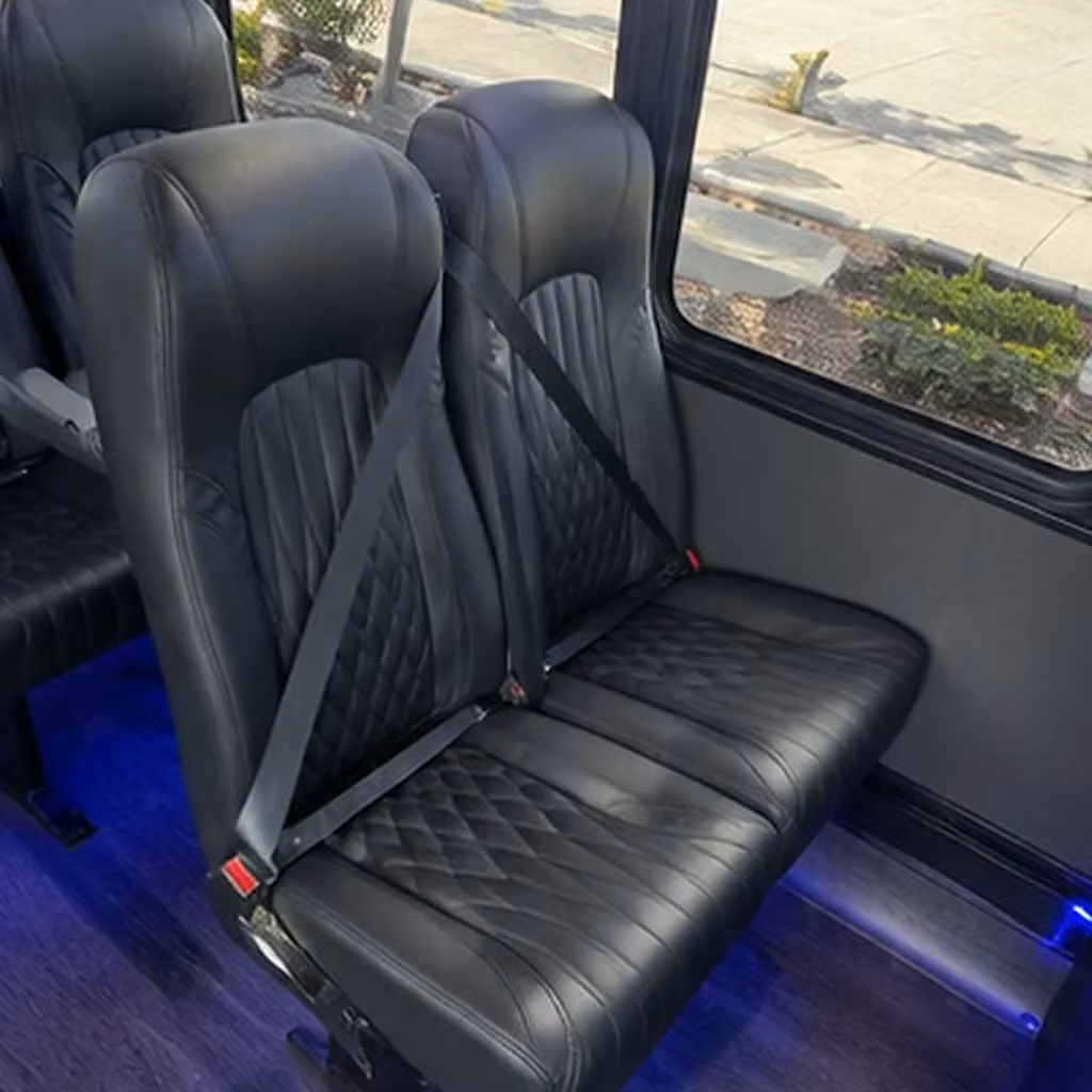 25 passenger minibus inside