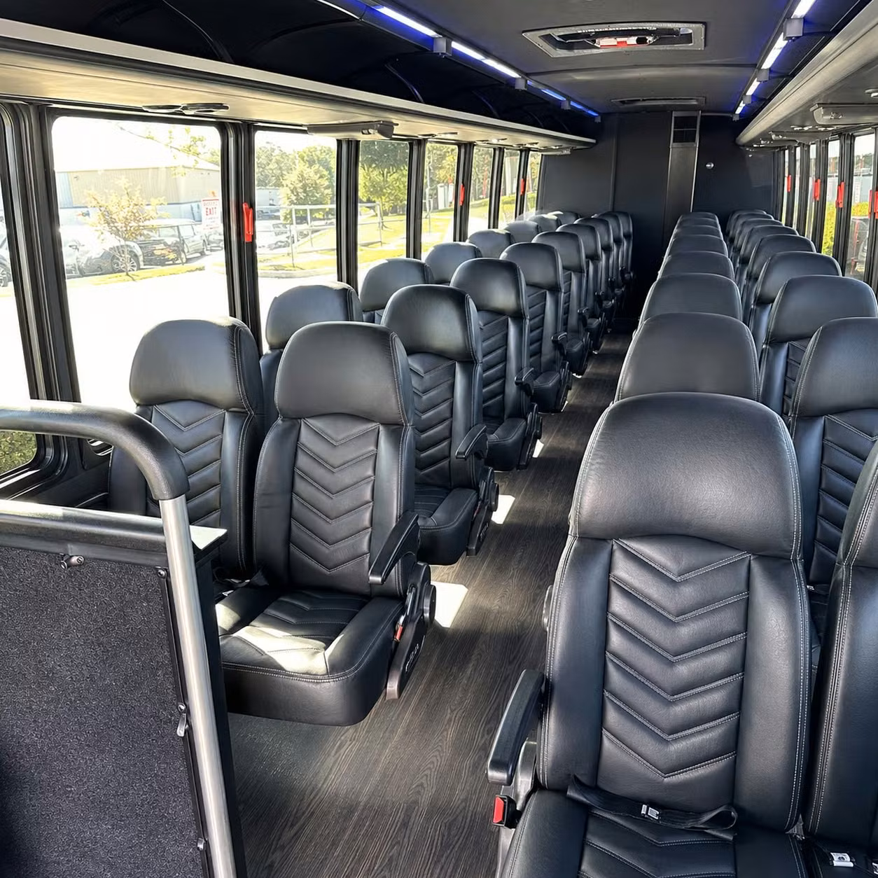 25 passenger minibus interior
