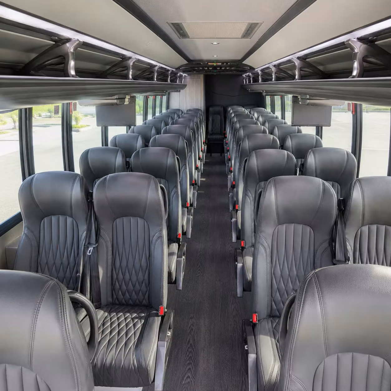 28 passenger minibus inside