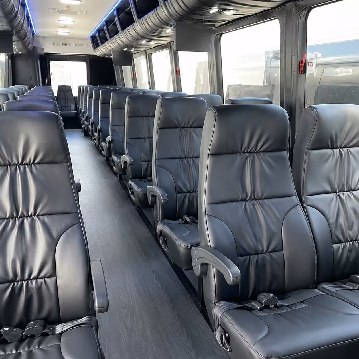 35 passenger minibus interior