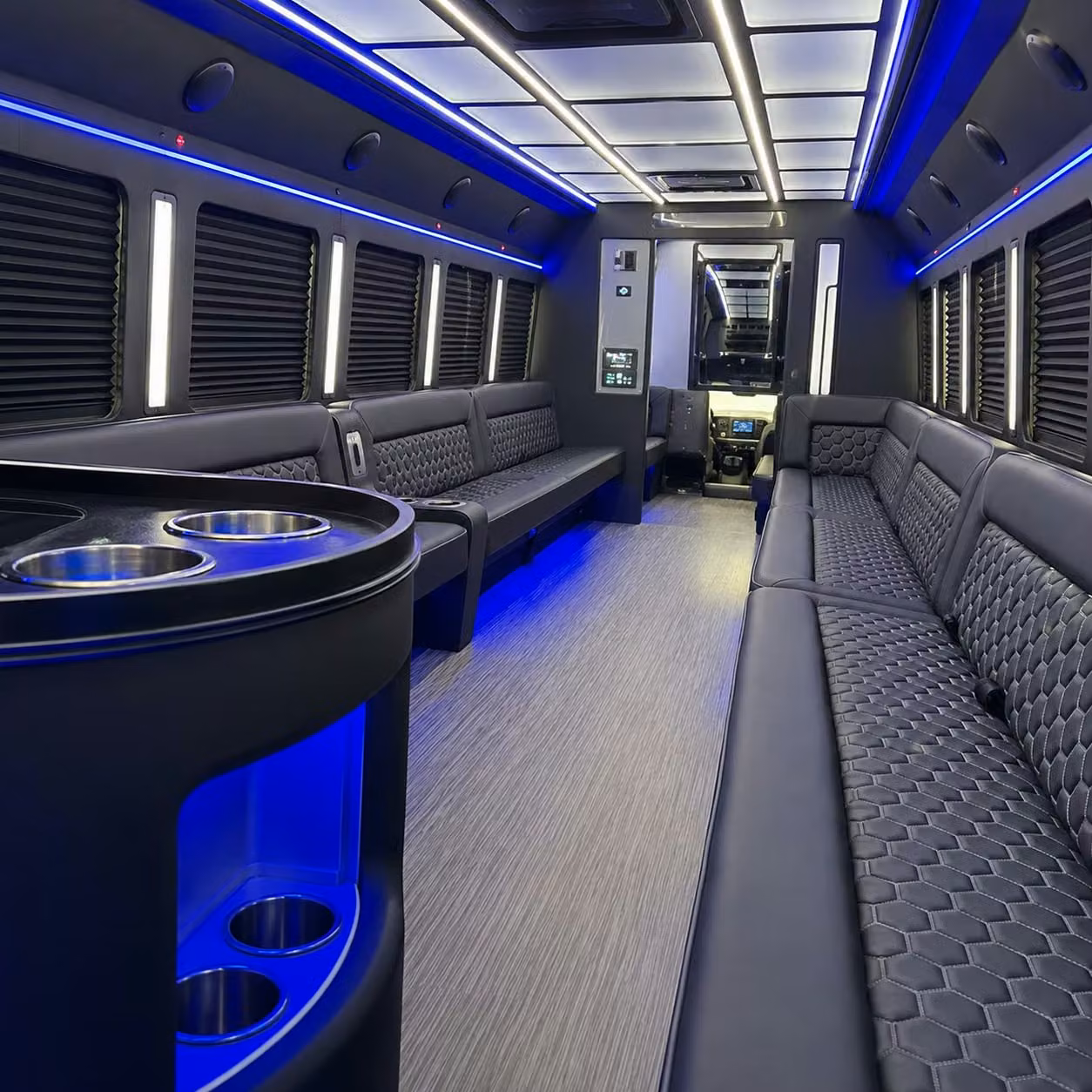 party bus interior