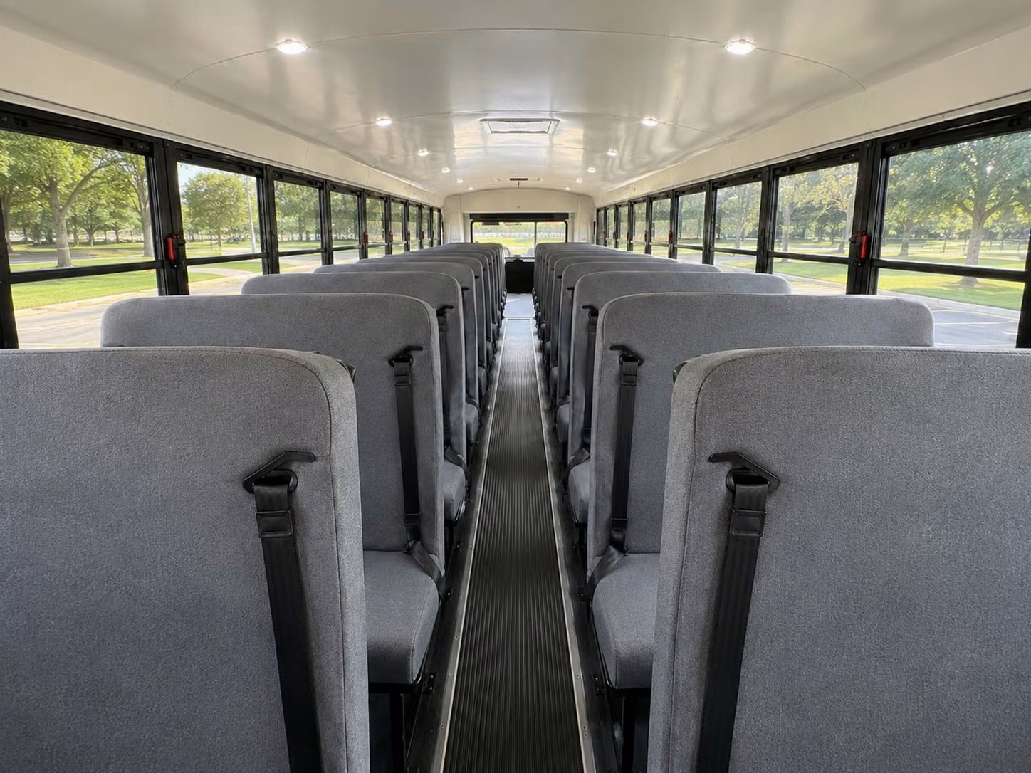 school bus interior