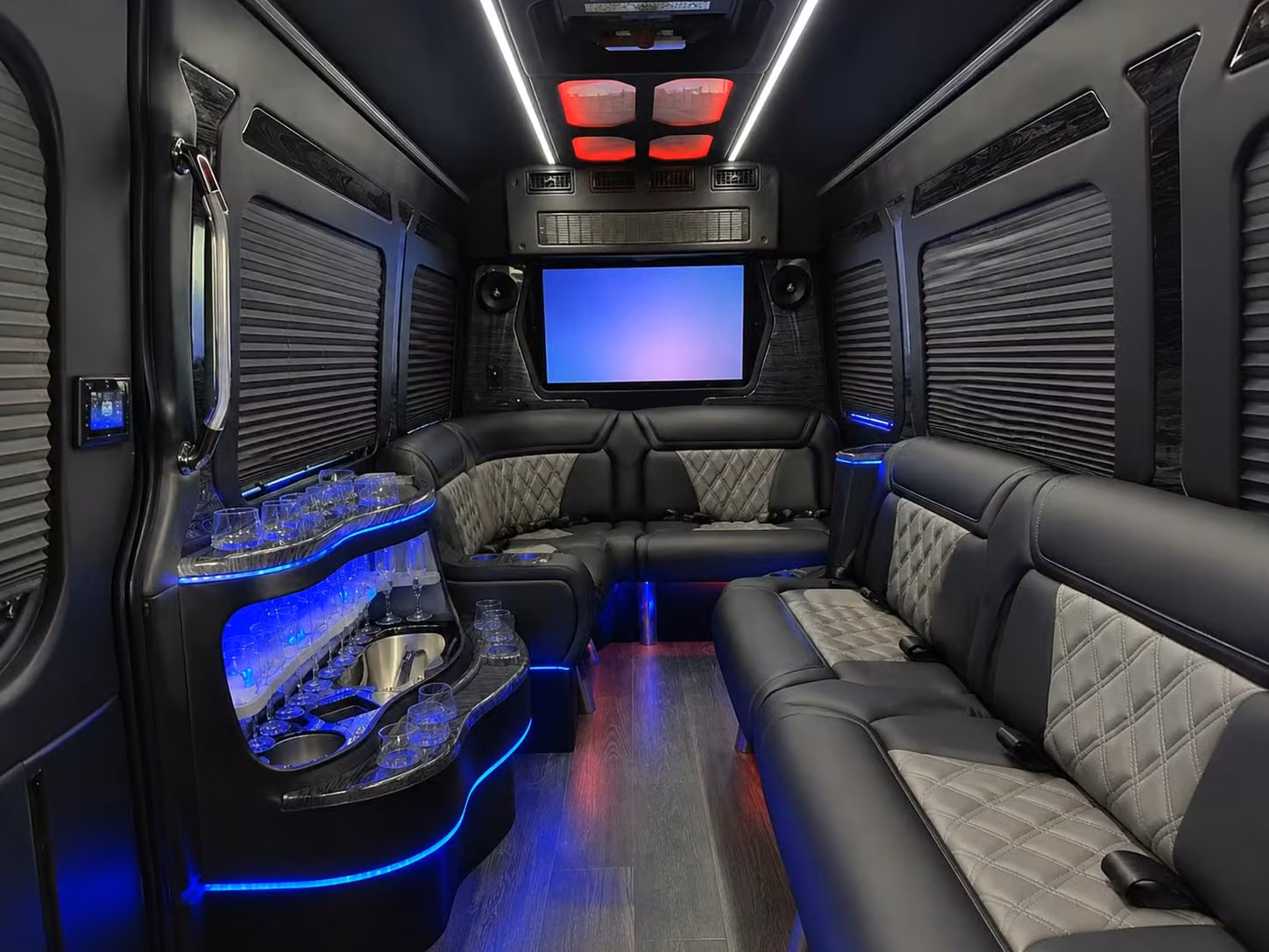 sprinter vans for intimate new rochelle prom groups who want something sleek
